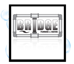 Bridge Plumbing & Heating Logo: Thirsty Fish Graphic Design