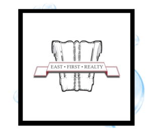 East First Realty Logo: Thirsty Fish Graphic Design
