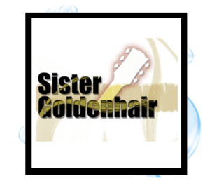 Sister Golden Hair Logo: Thirsty Fish Graphic Design